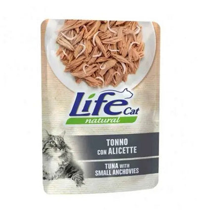 Life Cat Natural Tuna and Anchovies - с филе от риба тон и аншоа, 70 грама