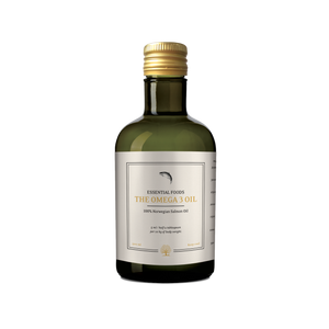 Essential The Omega 3 Oil - изцяло натурална добавка, приготвена от 100% масло от норвежка сьомга, 500 мл.