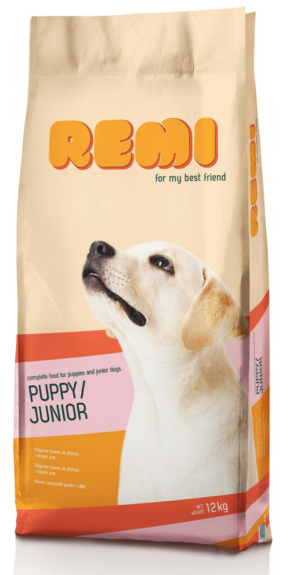 РАЗПРОДАЖБА Remi Dog Puppy and Junior - суха храна за кученца до 12 месеца