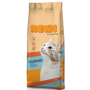 Remi Cat Gourmand - суха храна за котки с говеждо, пилешко, риба и зеленчуци