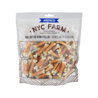 Nayeco NYC Farm Little Bone with Chicken - лакомства за кучета с пилешкo 500 г