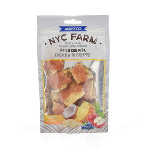 Nayeco NYC Farm Chicken with Pineapple - лакомства за кучета с пилешко и ананас 80 г
