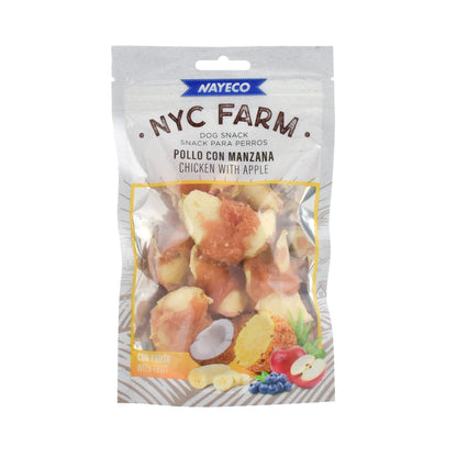 Nayeco NYC Farm Chicken with Apple - лакомства за кучета с пилешко и ябълка 80 г