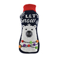 Nayeco Snow Polar Bear Knitted Sweater - коледен плетен пуловер за кучета