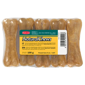 Padovan Natural Chews - кокал от пресована телешка кожа 8 см