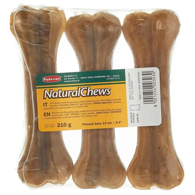Padovan Natural Chews - кокал от пресована телешка кожа 14 см