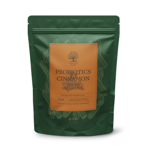 Essential Probiotics and Cinnamon Teeth Delights - дентални лакомства за куче 250 гр