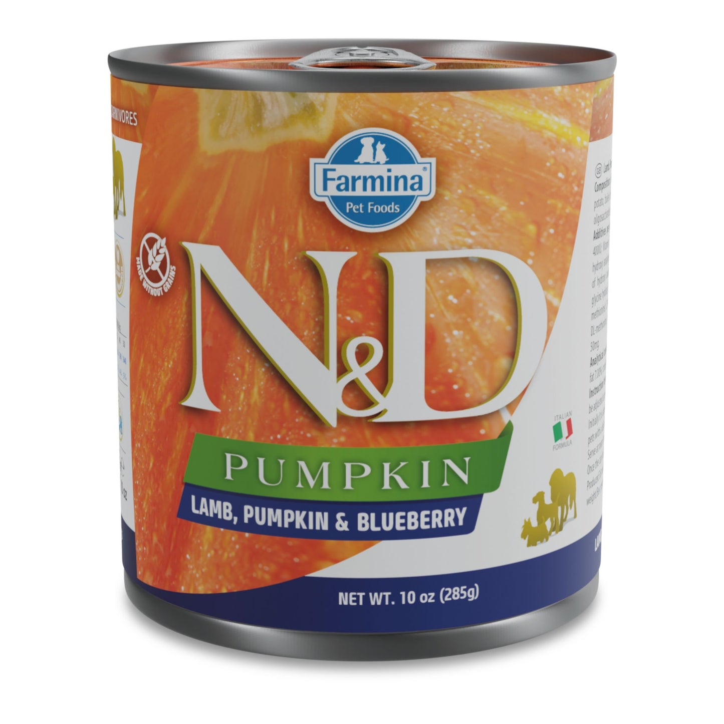 N&D Dog Lamb & Pumpkin & Blueberry - с агнешко месо, тиква и боровинки 285 гр.