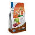 N&D Pumpkin Venison & Apple Adult – пълноценна храна с тиква за котки над 1 година, с еленово месо и ябълки 1.5 кг.
