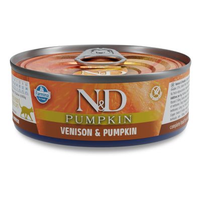 N&D Cat Vension & Pumpkin - с еленово месо и тиква 70 гр