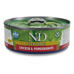 N&D CAT PRIME CHICKEN & POMEGRANATE KITTEN - с пилешко месо и нар, за малки котенца 70 гр.