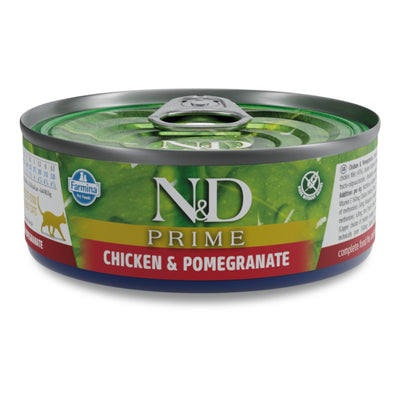 N&D CAT PRIME CHICKEN & POMEGRANATE KITTEN - с пилешко месо и нар, за малки котенца 70 гр.