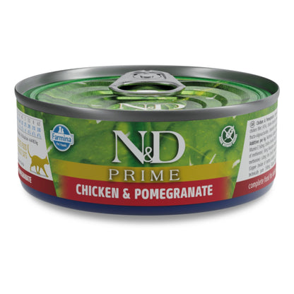 N&D CAT PRIME CHICKEN & POMEGRANATE KITTEN - с пилешко месо и нар, за малки котенца 70 гр.