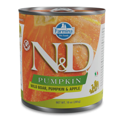 N&D Dog Boar & Pupkin & Apple - с месо от глиган, тиква и ябълки 285 гр.