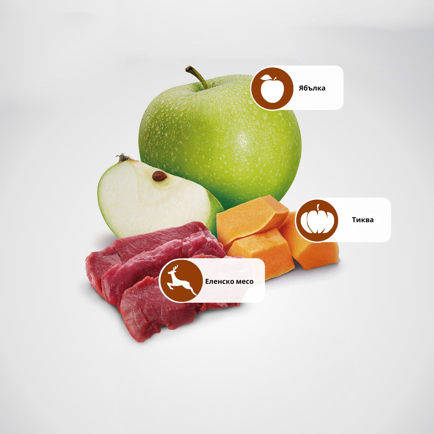 N&D Pumpkin Venison & Apple Adult – пълноценна храна с тиква за котки над 1 година, с еленово месо и ябълки