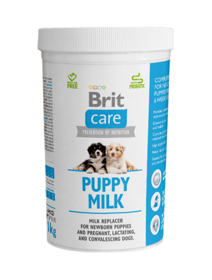 Brit Care Puppy Milk - сухо мляко за новородени кученца, бременни, кърмещи и възстановяващи се кучета