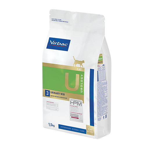 Virbac Urology Urinary WIB - диетична храна за котки с идиопатичен цистит и превенция и контрол на струвитни и оксалатни камъни 1.5 кг