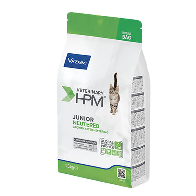 Virbac Junior Neutered Cat - пълноценна суха храна за кастрирани котенца