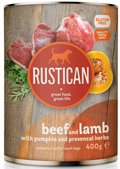 Rustican Beef and Lamb with Pumpkin - консерва за кучета с говеждо и агнешко, тиква и провансалски подправки