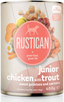 Rustican Junior Chicken and Trout - консерва за подрастващи кучета с пилешко и пъстърва 800 гр