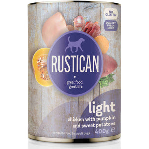 Rustican Light Chicken with Pumpkin - диетична консерва за кучета с пилешко и тиква