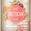 Rustican Junior Chicken and Trout - консерва за подрастващи кучета с пилешко и пъстърва 800 гр