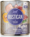 Rustican Light Chicken with Pumpkin - dietetic dog food can with chicken and pumpkin