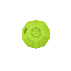Kiwi Walker Lets Play Dodecaball Mini Green - гумена играчка за лакомства 4 см, зелен