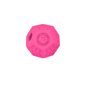Kiwi Walker Lets Play Dodecaball Pink - гумена играчка за лакомства 8 см, розов