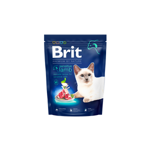 РАЗПРОДАЖБА Brit Premium by Nature Cat Sensitive Lamb - суха храна с агнешко за котки с чувствителна храносмилателна система