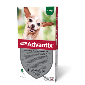 Advantix Spot On - за кучета от 25 до 40 кг / кутия с четири броя пипети /