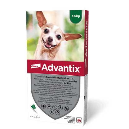 Advantix Spot On - за кучета от 25 до 40 кг / кутия с четири броя пипети /