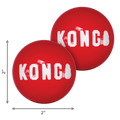 KONG Signature Balls - играчка за куче 2 бр