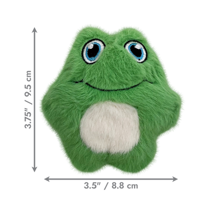 KONG Snuzzles Mini Frog XS - плюшена играчка за кучета 10.1 см
