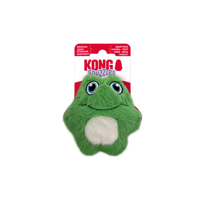 KONG Snuzzles Mini Frog XS - плюшена играчка за кучета 10.1 см