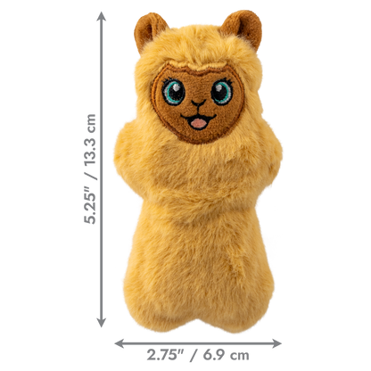 KONG Snuzzles Mini Llama XS - плюшена играчка за кучета 6.9 см