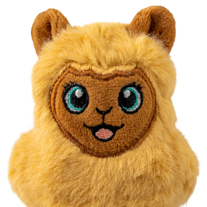 KONG Snuzzles Mini Llama XS - плюшена играчка за кучета 6.9 см