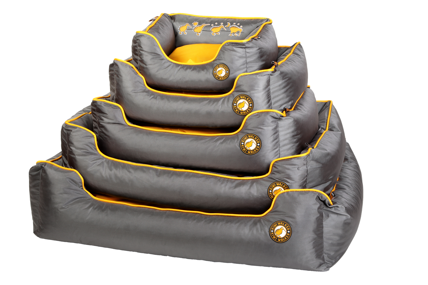 Kiwi Walker Running Sofa Bed S - ортопедично легло с мемори пяна 45 / 35 / 20 см.   оранжев