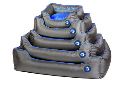 Kiwi Walker Running Sofa Bed S - orthopedic bed with memory foam 45 / 35 / 20 cm. blue