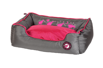 Kiwi Walker Running Sofa Bed M - orthopedic bed with memory foam 65 / 45 / 22 cm. pink