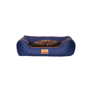 Kiwi Denim Sofa Bed Elegance - меко легло за кучета