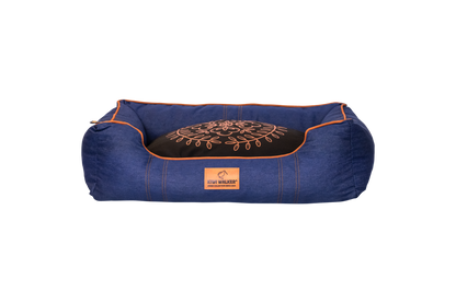 Kiwi Denim Sofa Bed Elegance - меко легло за кучета