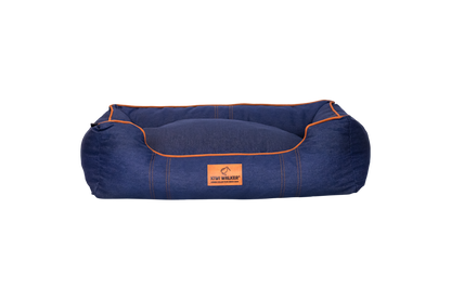 Kiwi Denim Sofa Bed Elegance - меко легло за кучета