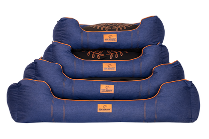 Kiwi Denim Sofa Bed Elegance - меко легло за кучета