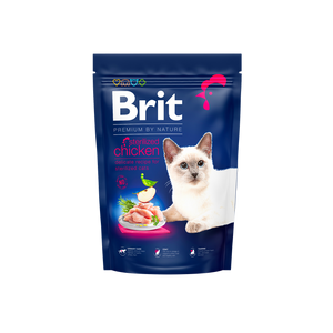 Brit Premium by Nature Cat Sterilized Chicken - суха храна с пилешко месо за кастрирани котки