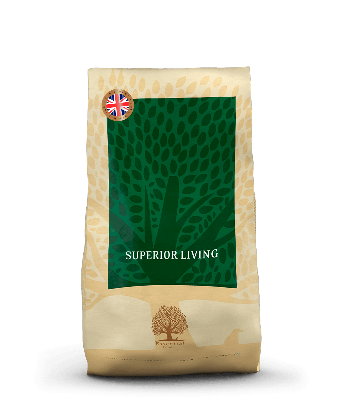 Essential Superior Living - пълноценна храна за кучета от средни и големи породи с пилешко и патешко месо 10 кг
