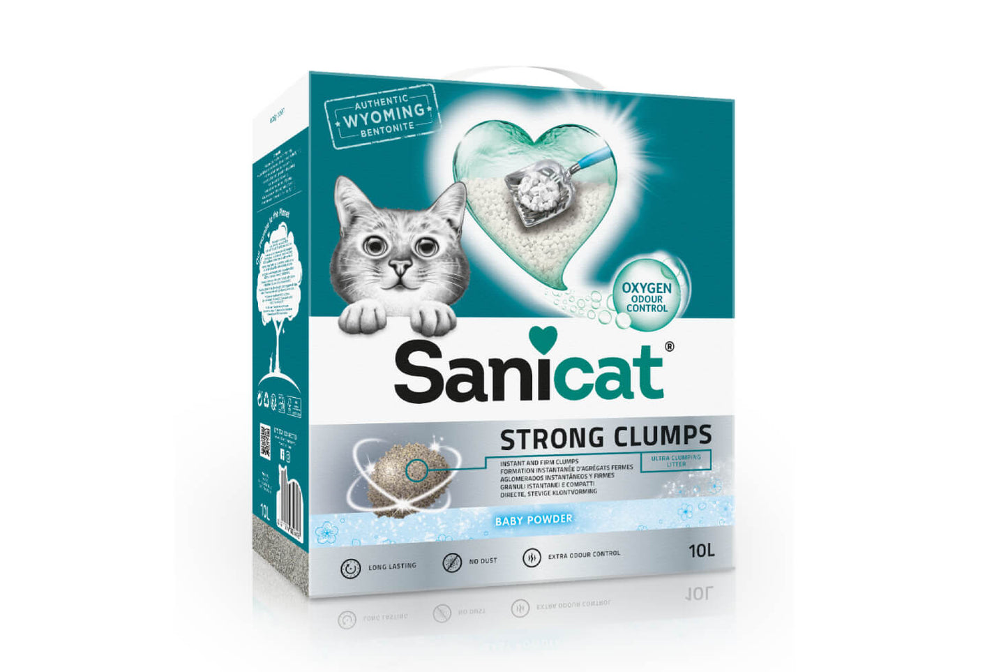 Sanicat Strong Clumps - бентонитова котешка тоалетна 10 кг