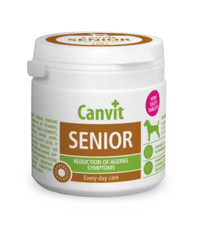 Canvit Senior for Dogs - хранителна добавка за застаряващи кучета 100 гр