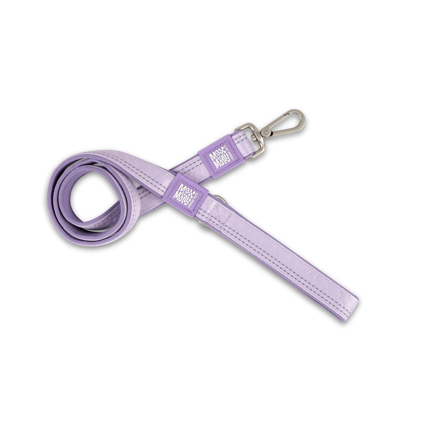 Max Molly Short Leash Matrix Lavender S - повод за кучета 120 см / 20 мм, лилав