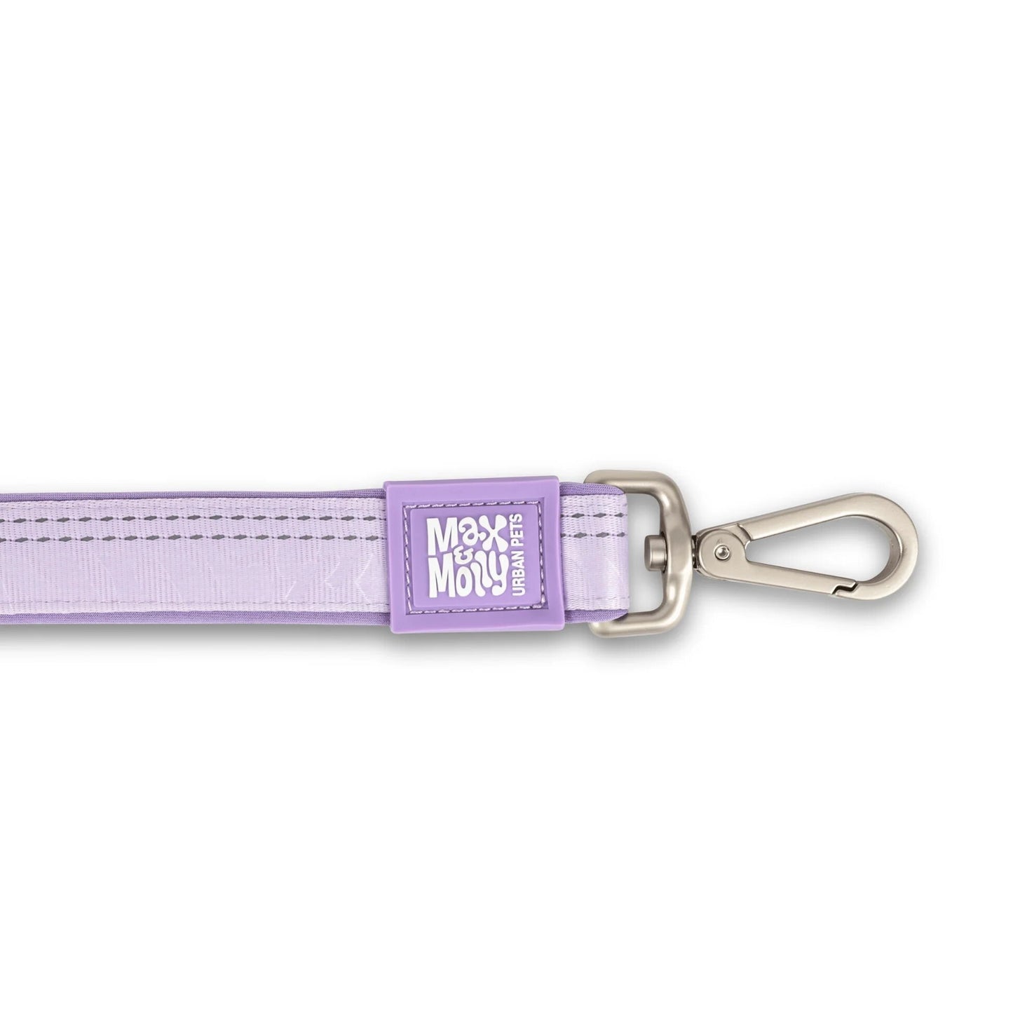 Max Molly Short Leash Matrix Lavender S - повод за кучета 120 см / 20 мм, лилав